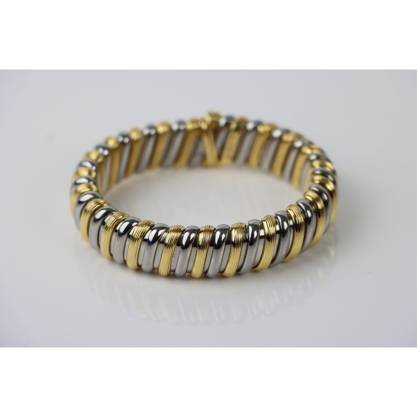 Rare Vintage Bulgari 18K Gold Cuff Bracelet