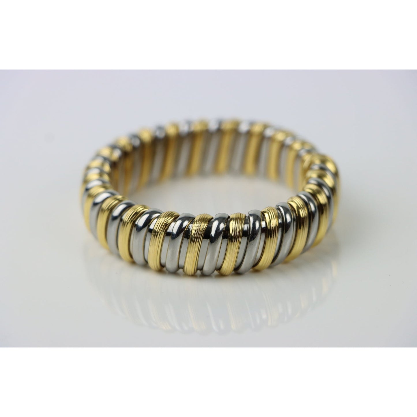 Rare Vintage Bulgari 18K Gold Cuff Bracelet