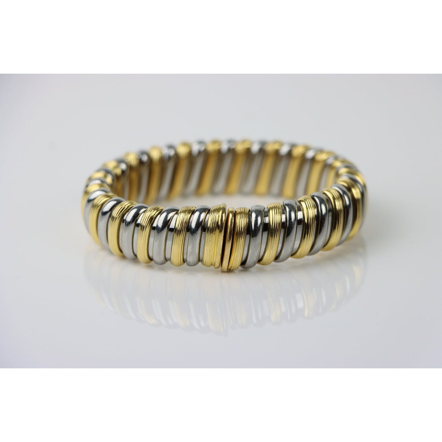 Rare Vintage Bulgari 18K Gold Cuff Bracelet