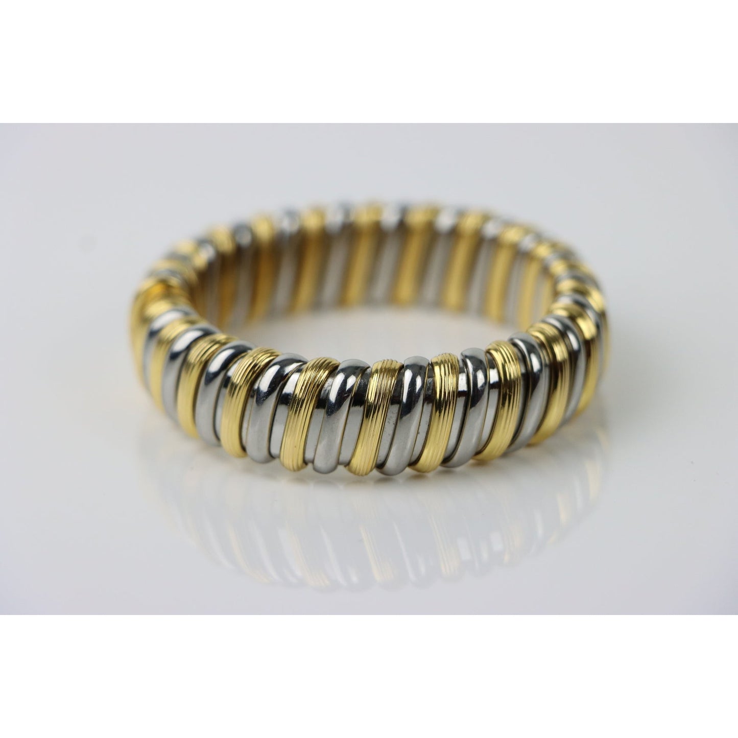 Rare Vintage Bulgari 18K Gold Cuff Bracelet