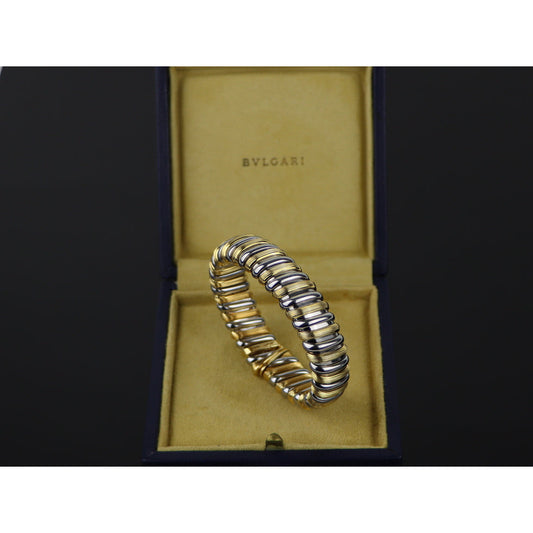 Rare Vintage Bulgari 18K Gold Cuff Bracelet