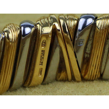 Rare Vintage Bulgari 18K Gold Cuff Bracelet
