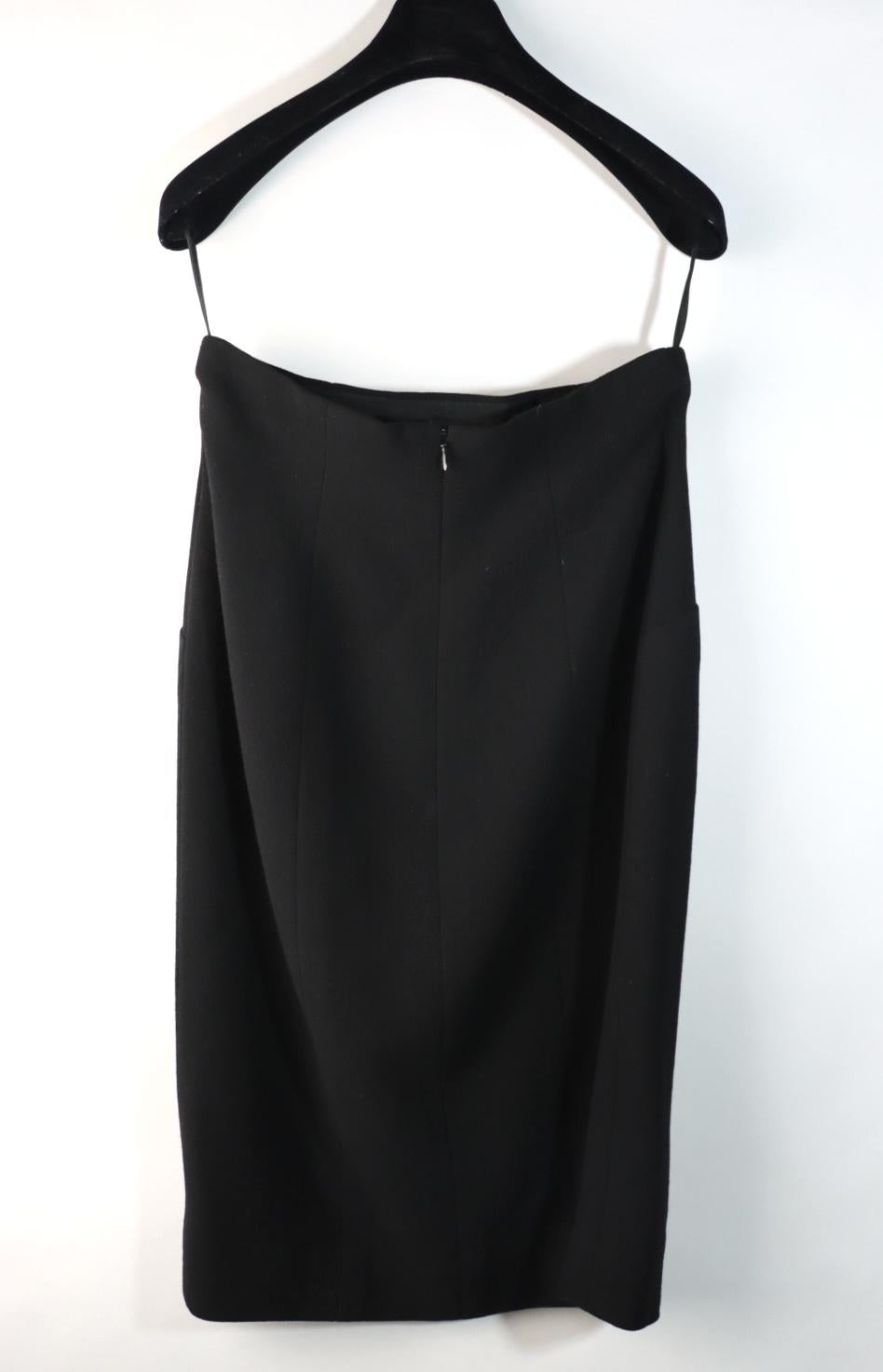 Vintage 1994 Chanel Boutique Navy Two-Piece Skirt Suit