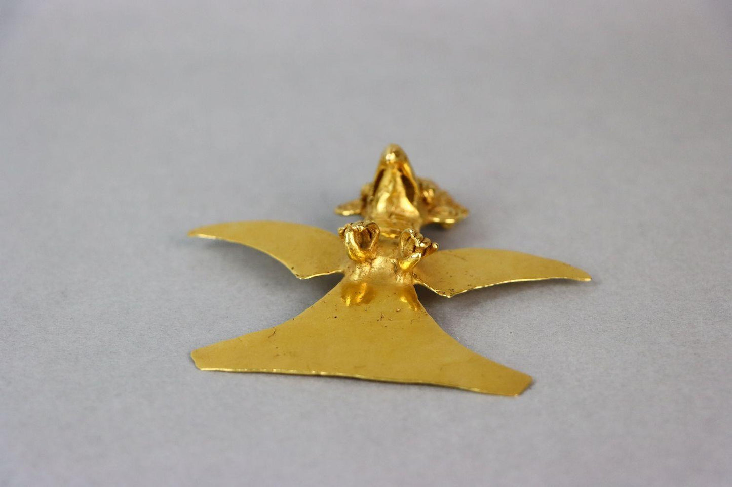 24K Gold Pre Colombia Eagle Pendant