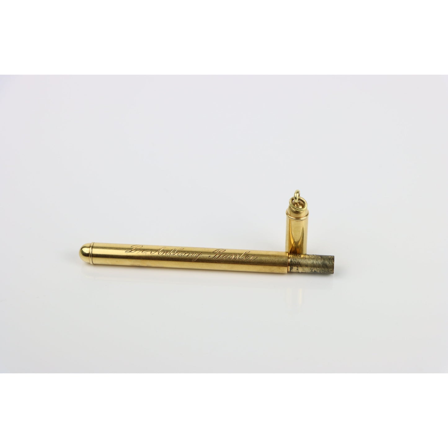 Antique 14K Gold Mechanical Lead Case Pendant