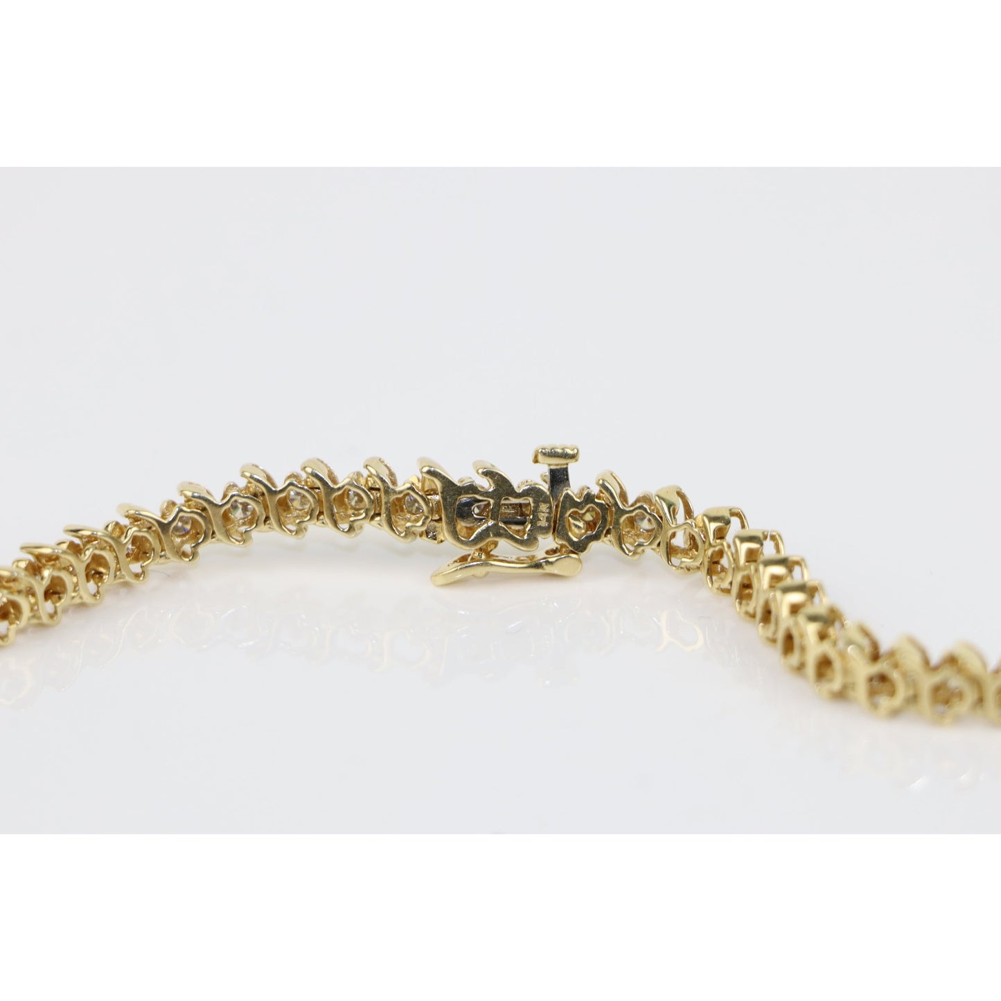 Vintage 8.09 Carat Diamond Riviera Necklace