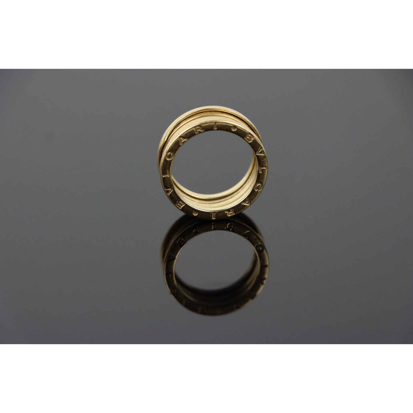 Vintage Bulgari 18K Gold B.Zero1 Ring