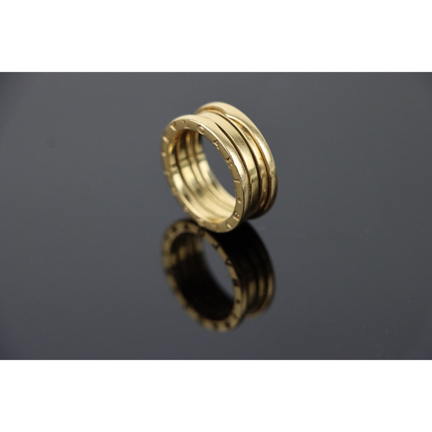 Vintage Bulgari 18K Gold B.Zero1 Ring