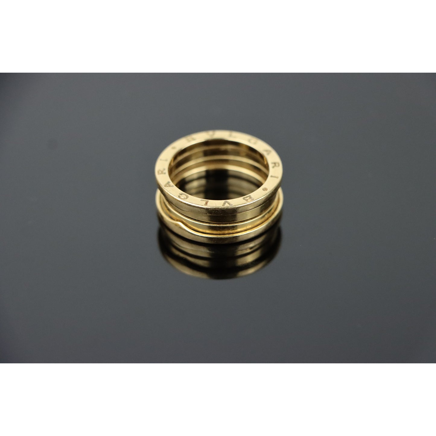 Vintage Bulgari 18K Gold B.Zero1 Ring