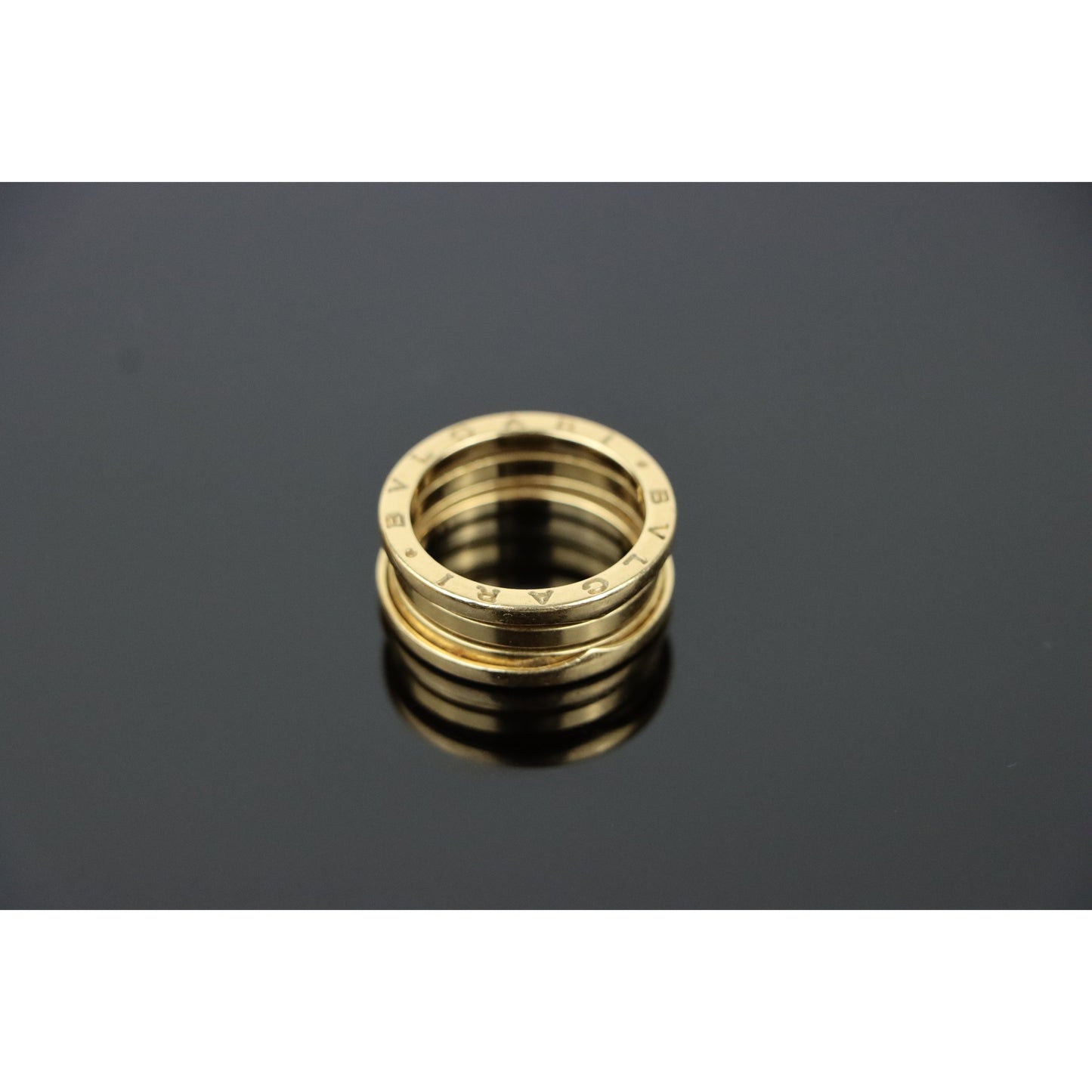 Vintage Bulgari 18K Gold B.Zero1 Ring