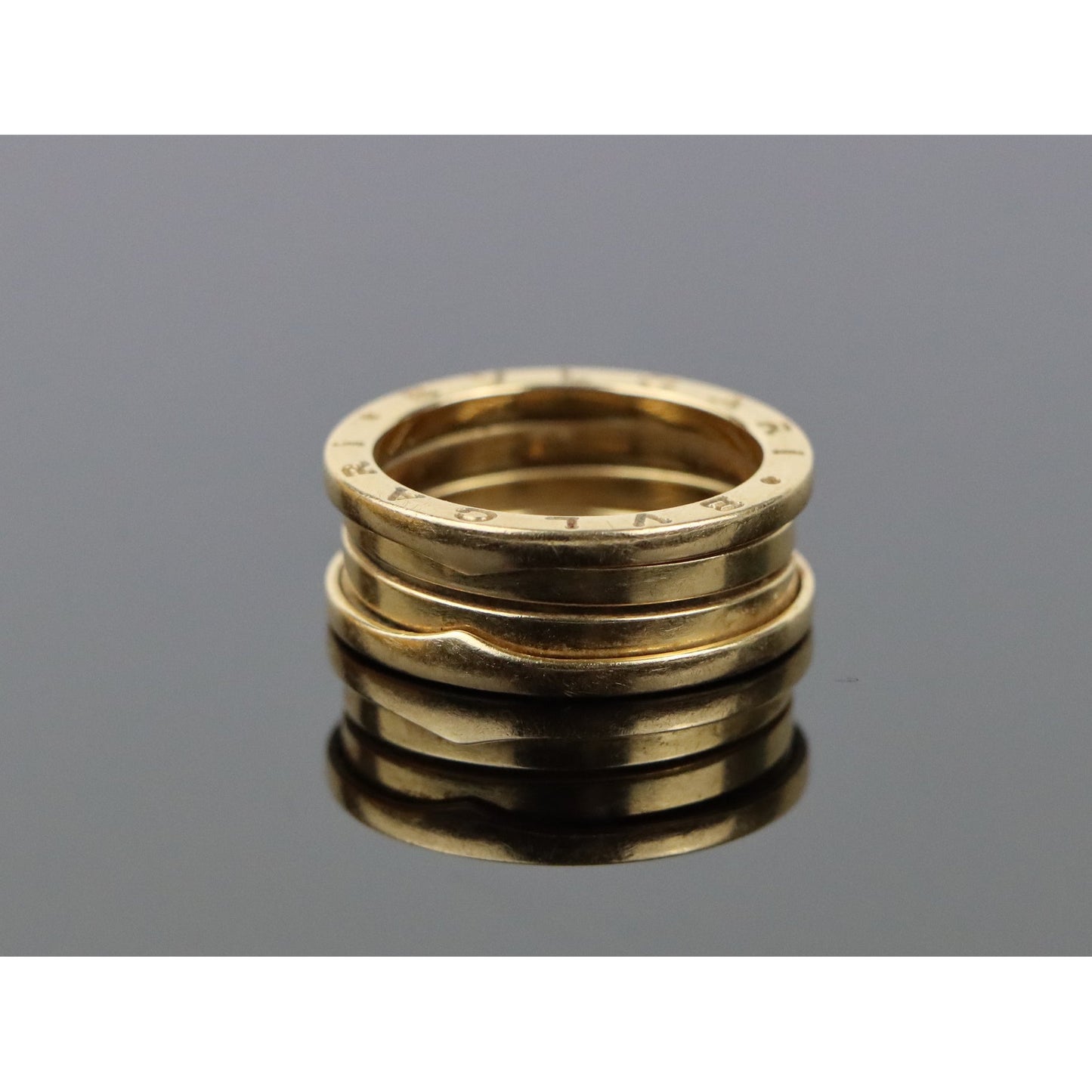 Vintage Bulgari 18K Gold B.Zero1 Ring