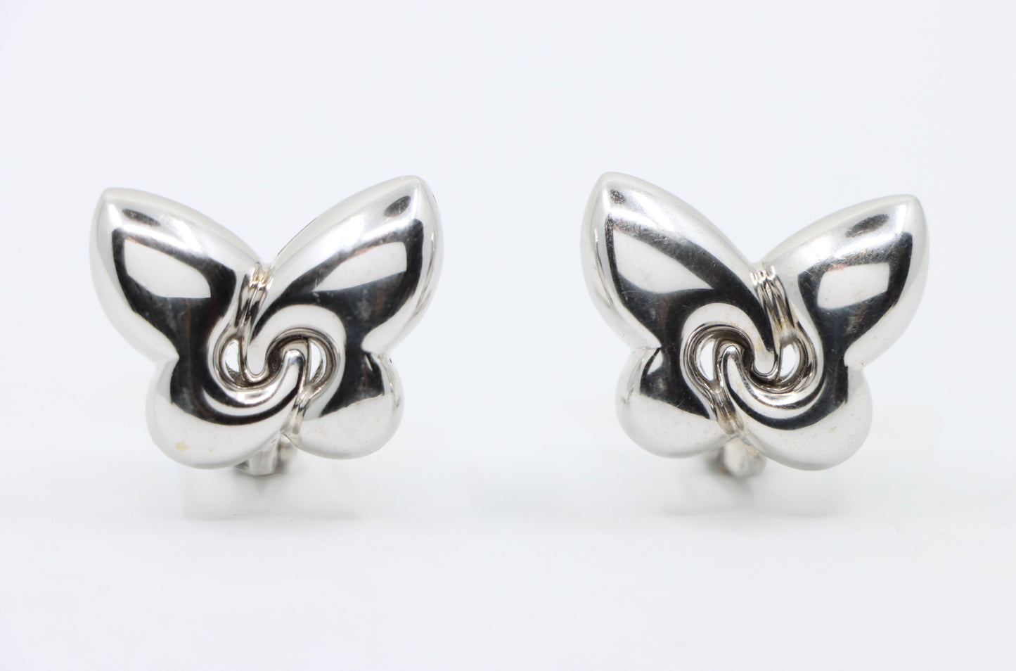 Bulgari Farfalle 18K White Gold Butterfly Earring