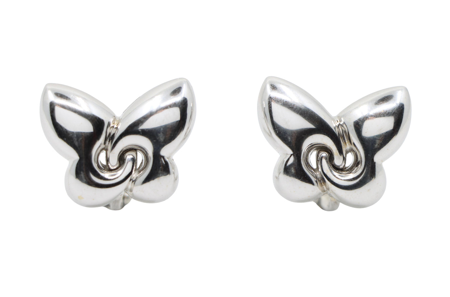 Bulgari Farfalle 18K White Gold Butterfly Earring
