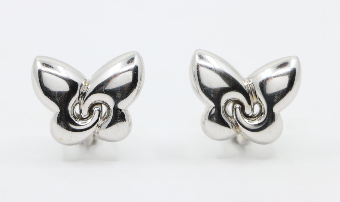 Bulgari Farfalle 18K White Gold Butterfly Earring