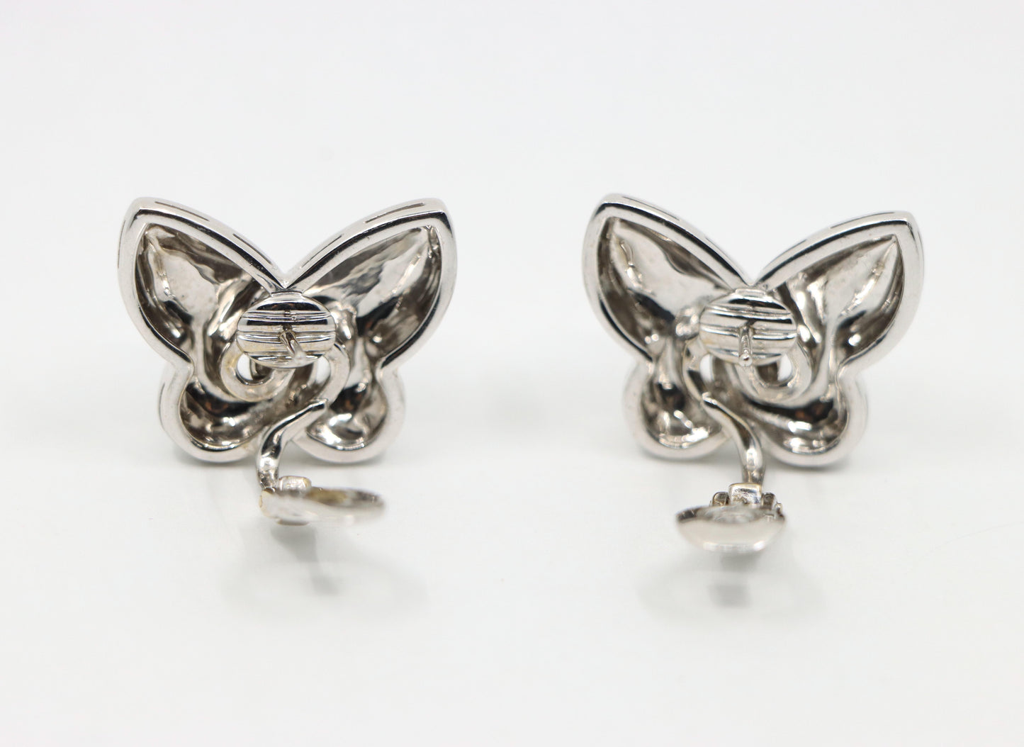 Bulgari Farfalle 18K White Gold Butterfly Earring