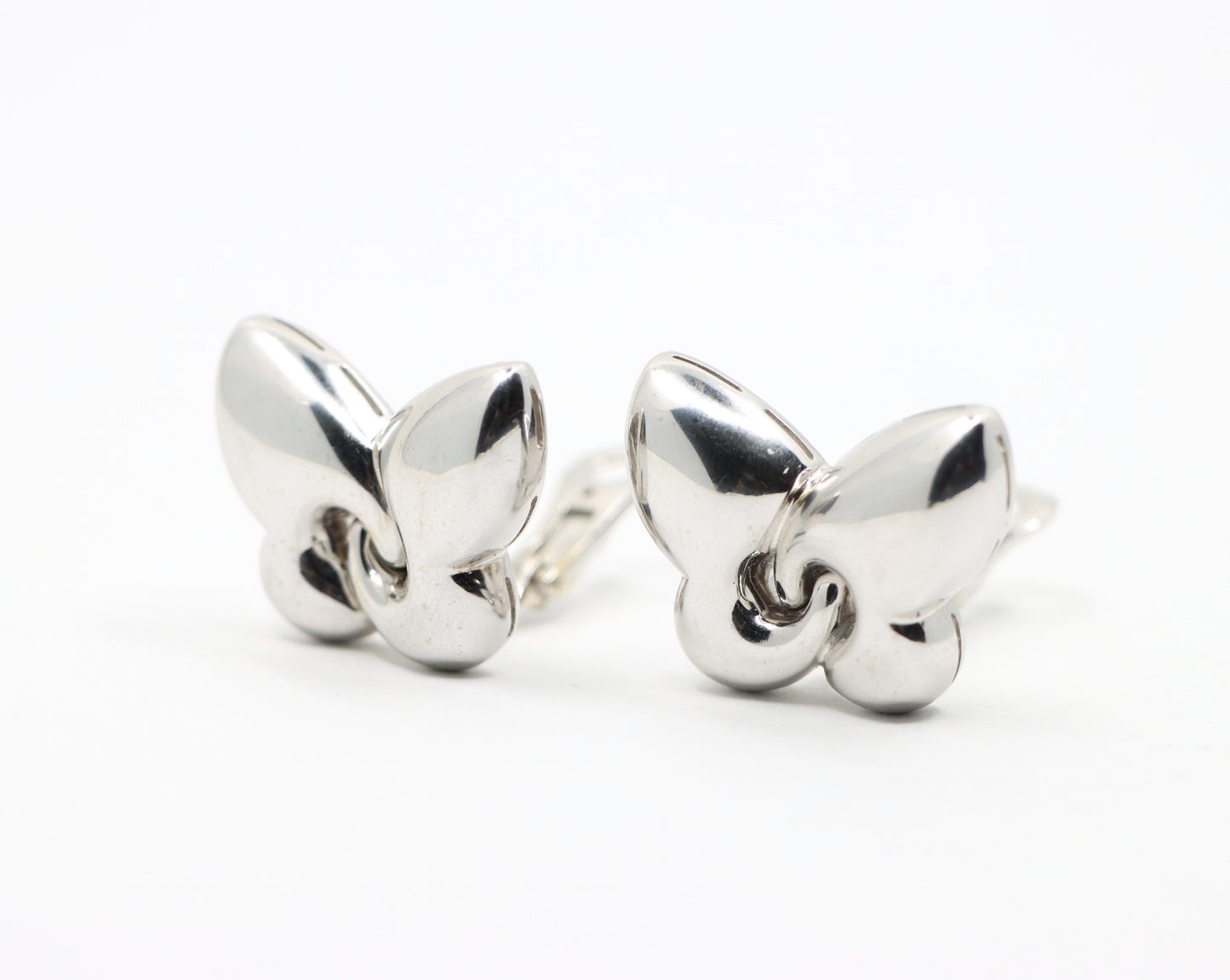Bulgari Farfalle 18K White Gold Butterfly Earring