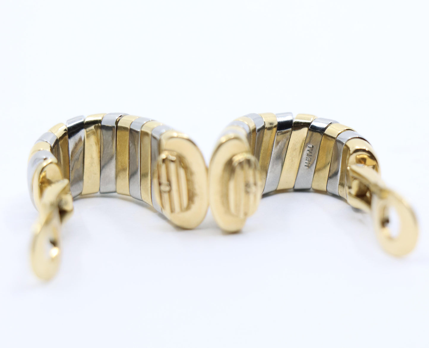 Bulgari 18K Yellow Gold Tubogas Earring