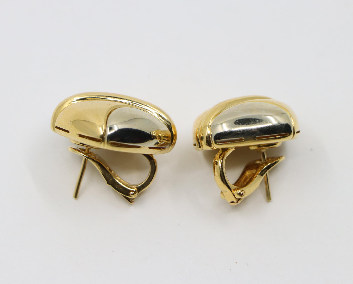 Bulgari 18K Yellow White Gold Puzzle Earring