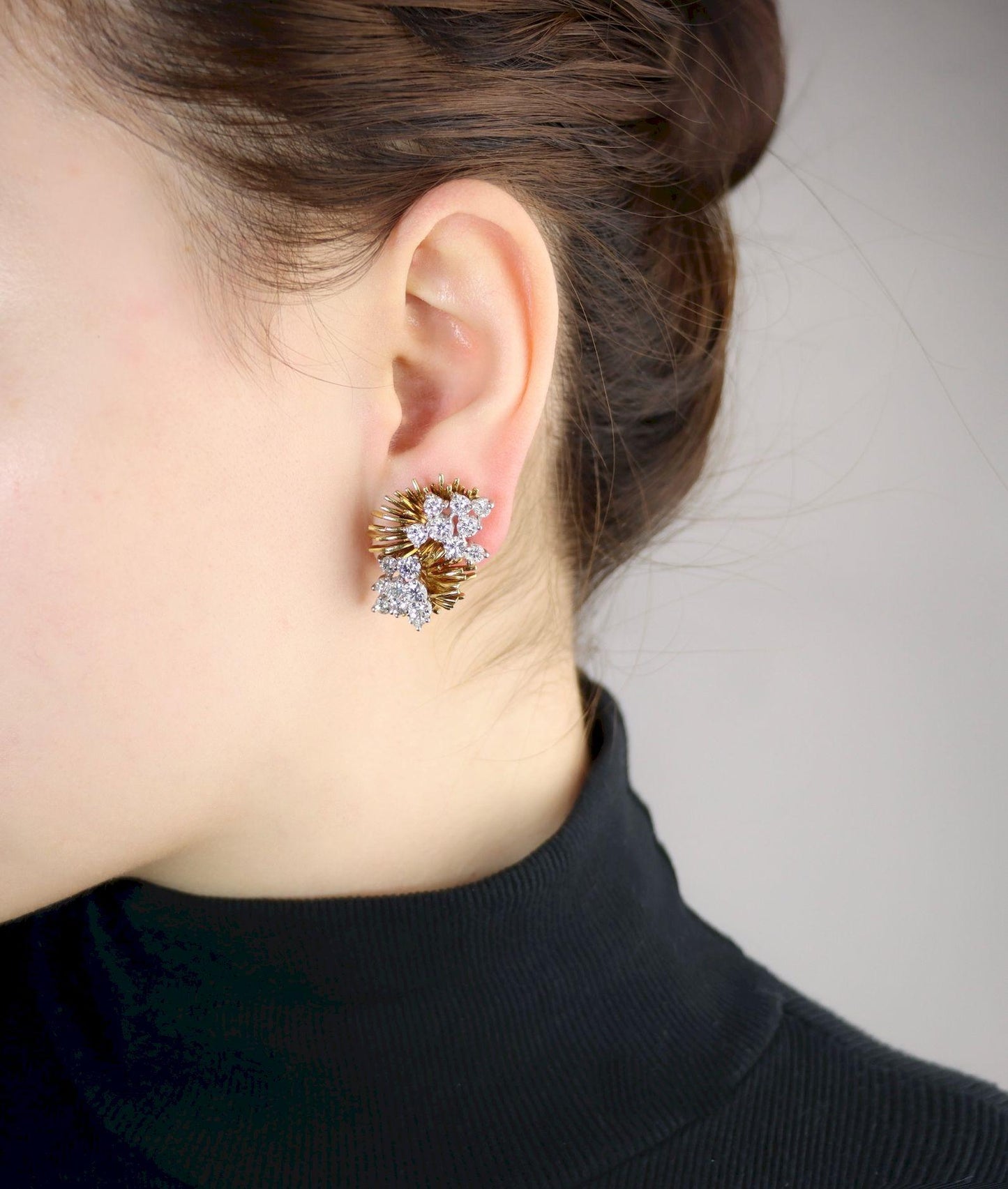 Kurt Wayne 18K Gold Diamond Earrings