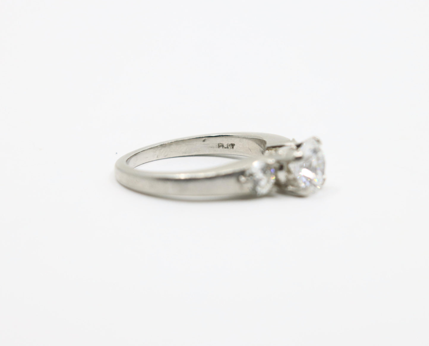 Platinum GIA Certified Diamond Ring