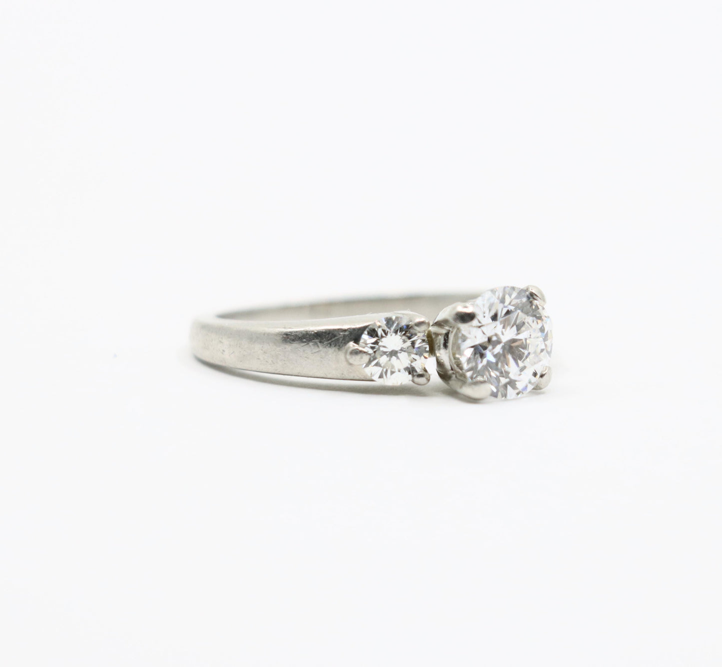 Platinum GIA Certified Diamond Ring