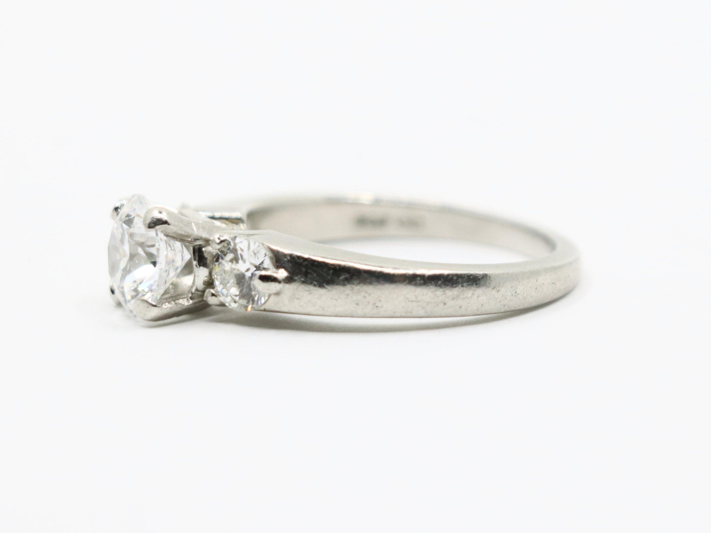 Platinum GIA Certified Diamond Ring