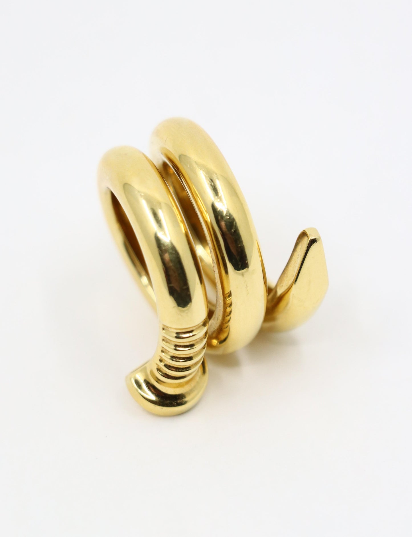 David Webb 18K Gold Nail Ring