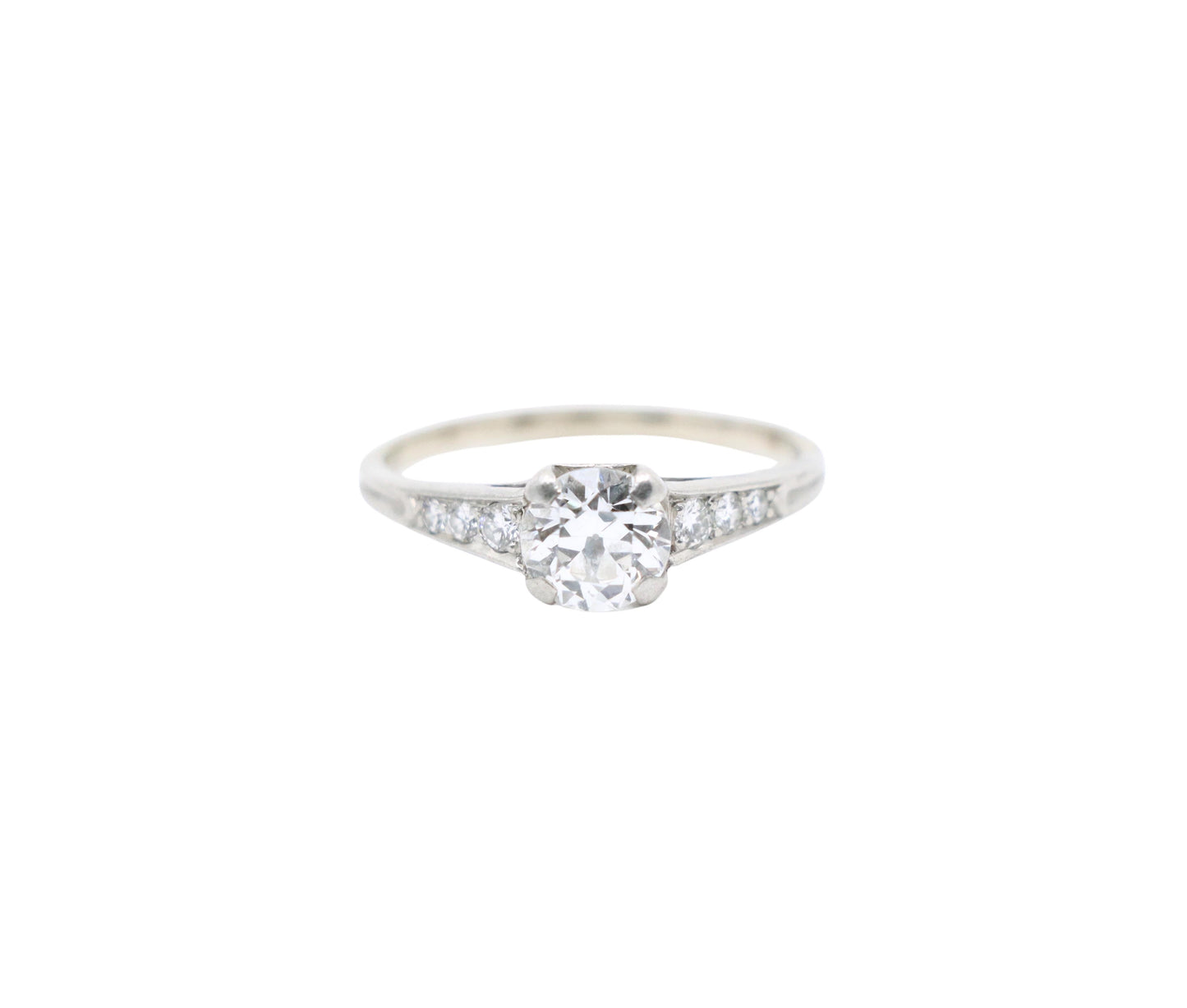 Art Deco Tiffany & Co Platinum Diamond Ring