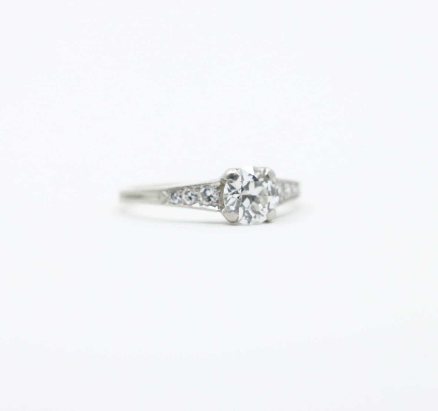 Art Deco Tiffany & Co Platinum Diamond Ring