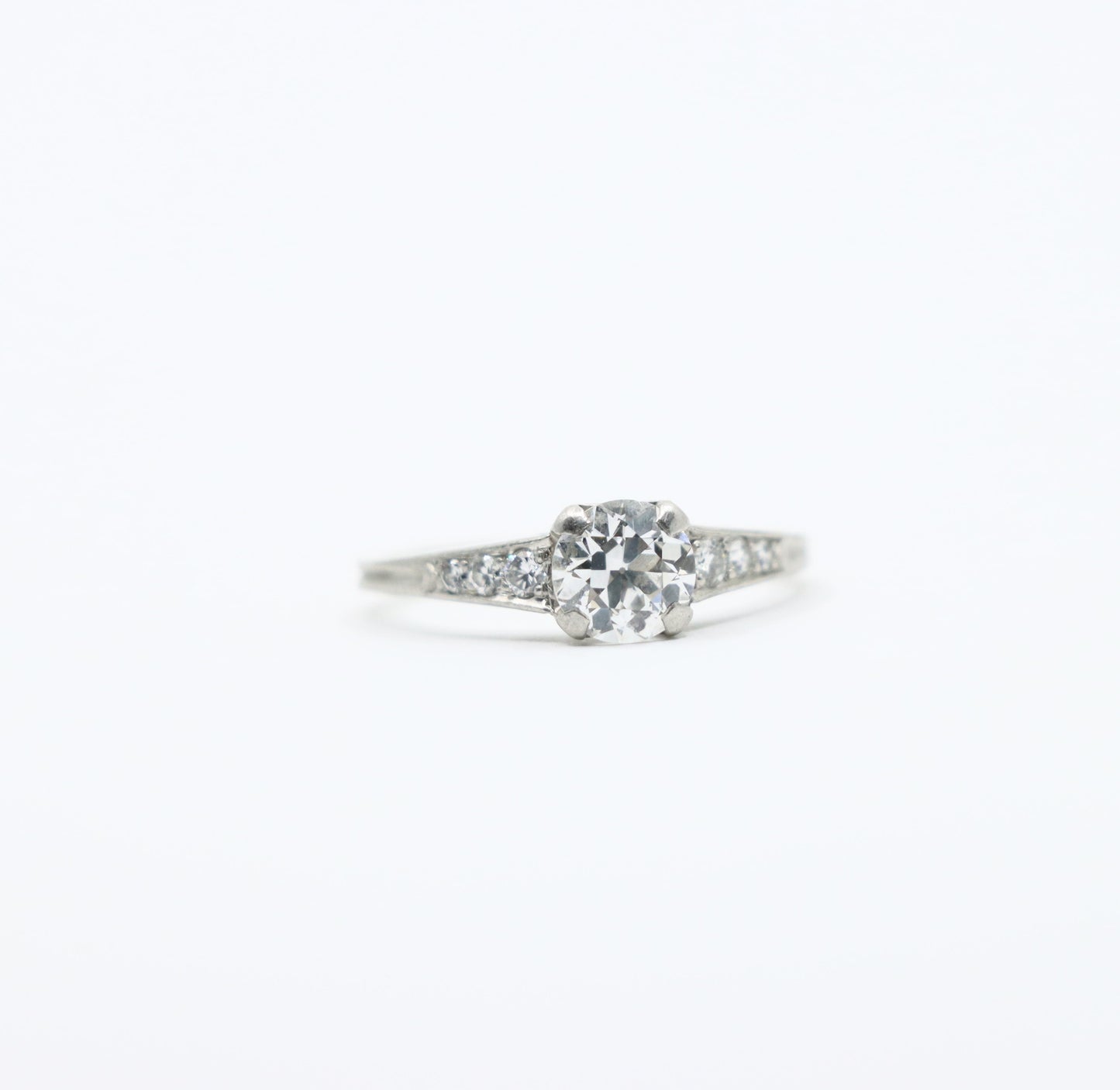 Art Deco Tiffany & Co Platinum Diamond Ring