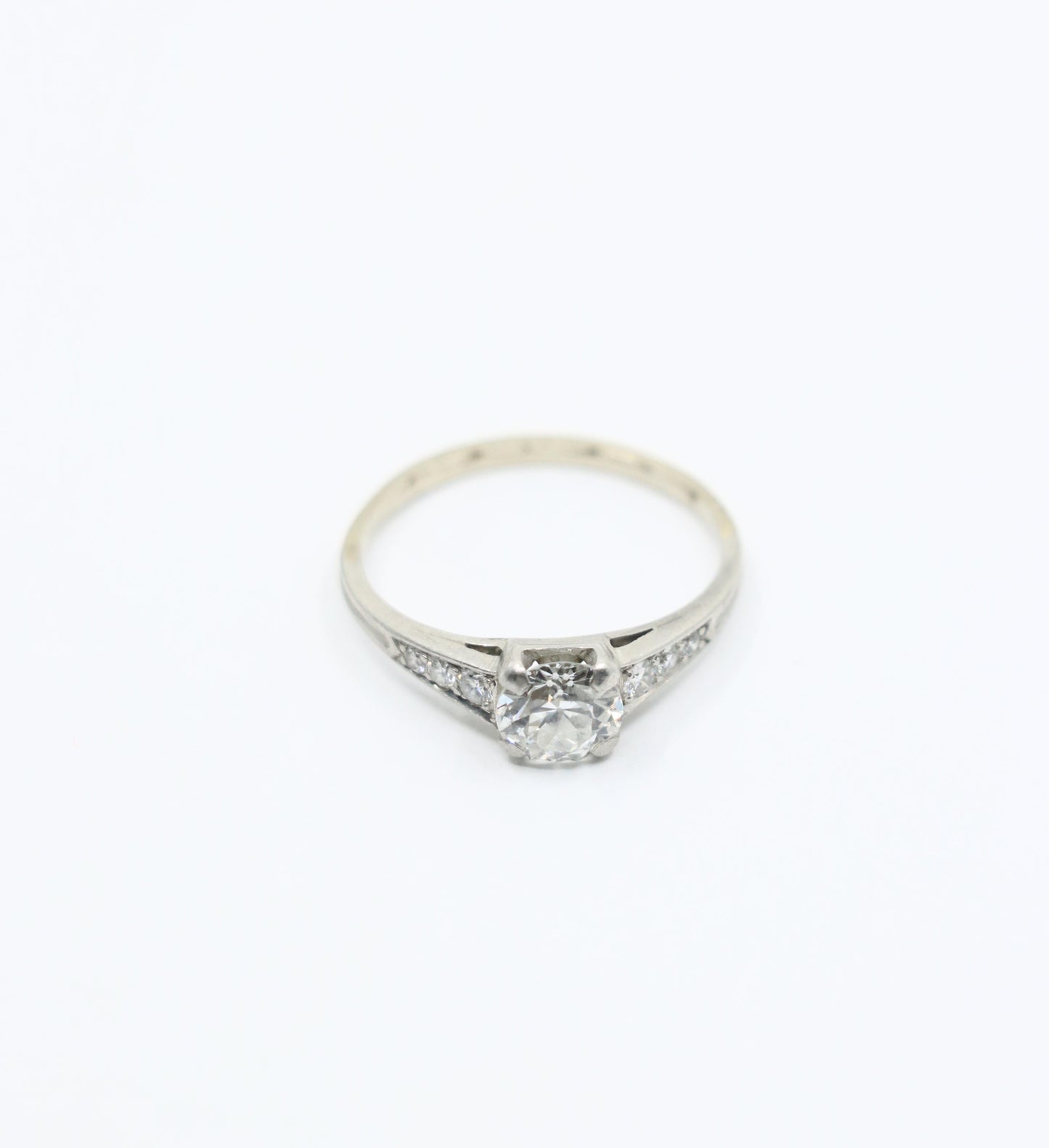 Art Deco Tiffany & Co Platinum Diamond Ring