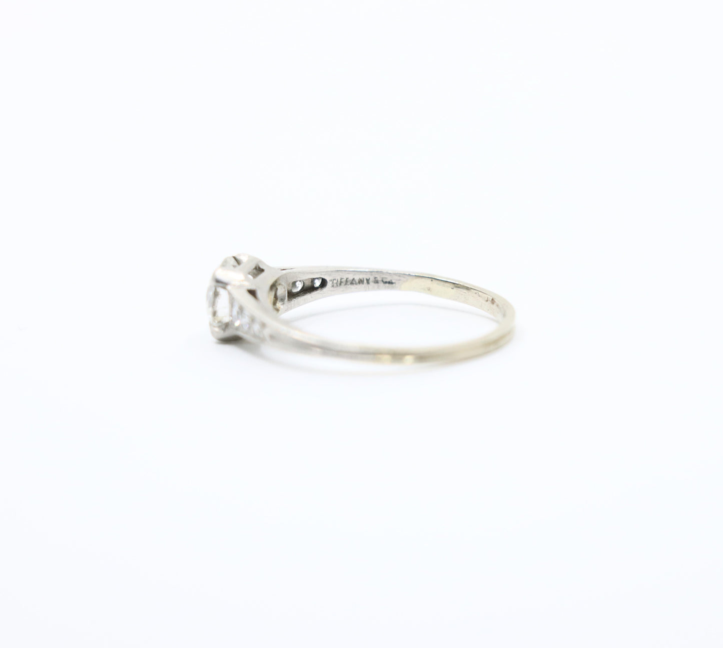 Art Deco Tiffany & Co Platinum Diamond Ring