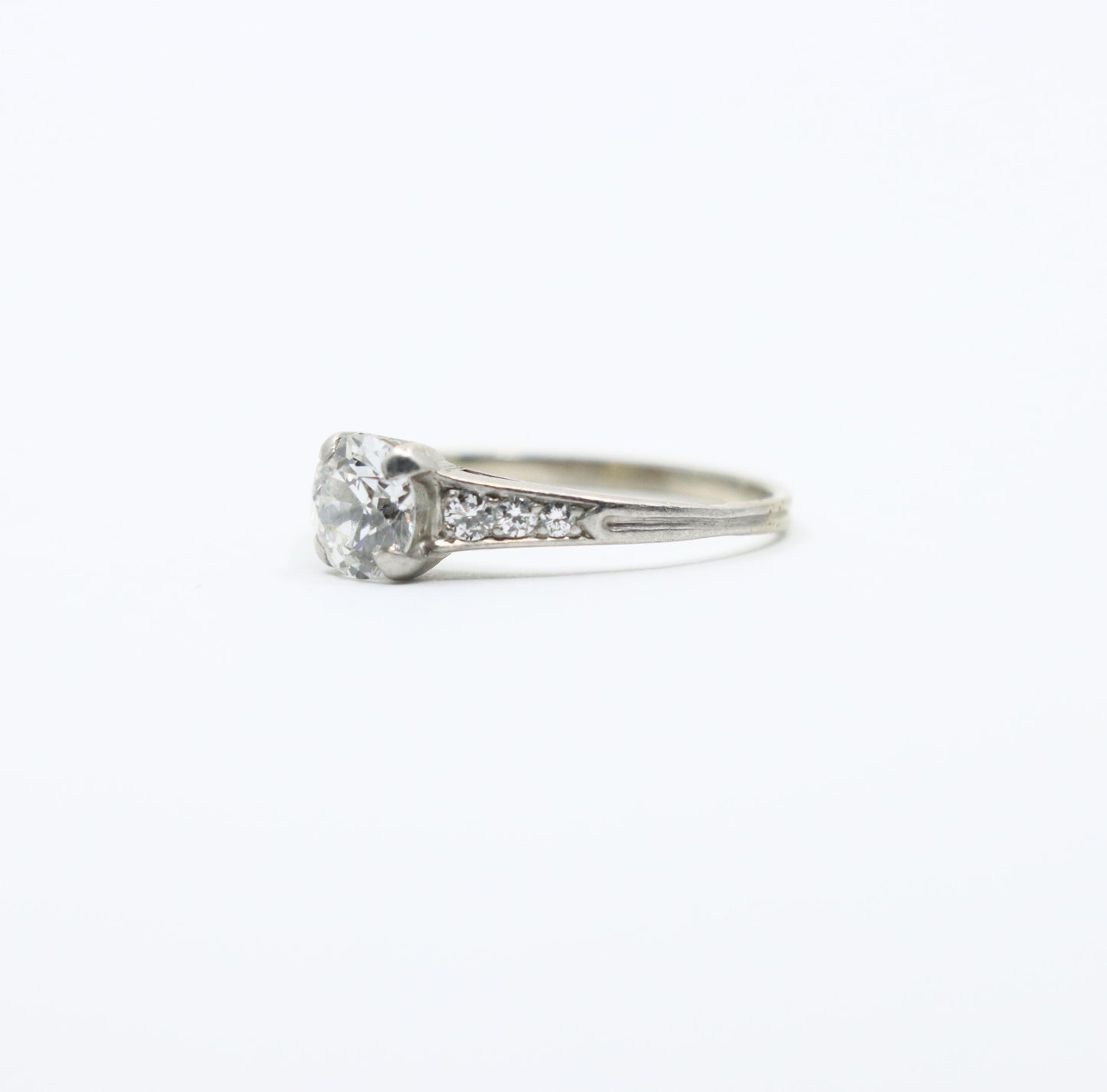 Art Deco Tiffany & Co Platinum Diamond Ring