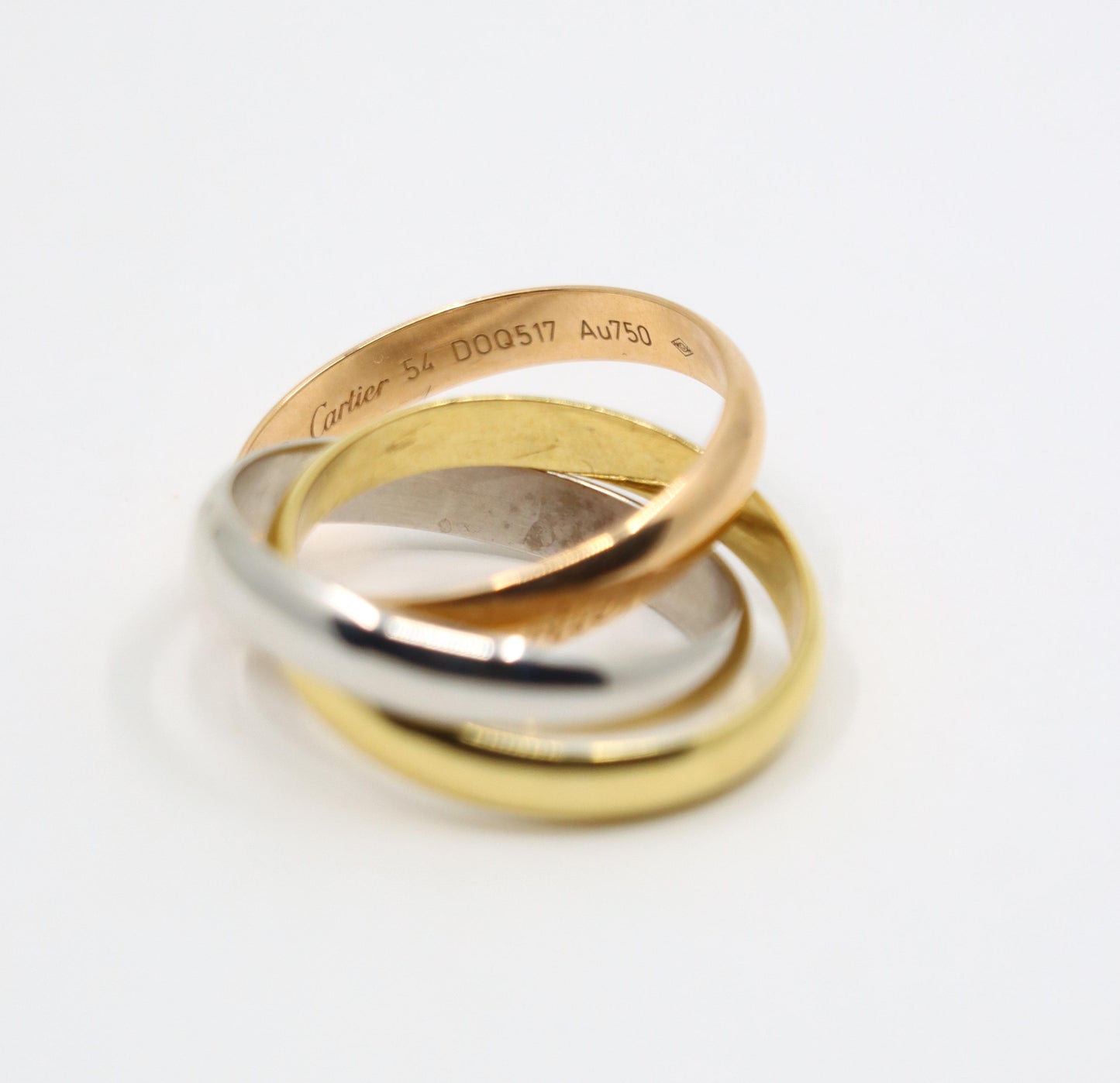 Cartier 18K Gold Trinity Ring