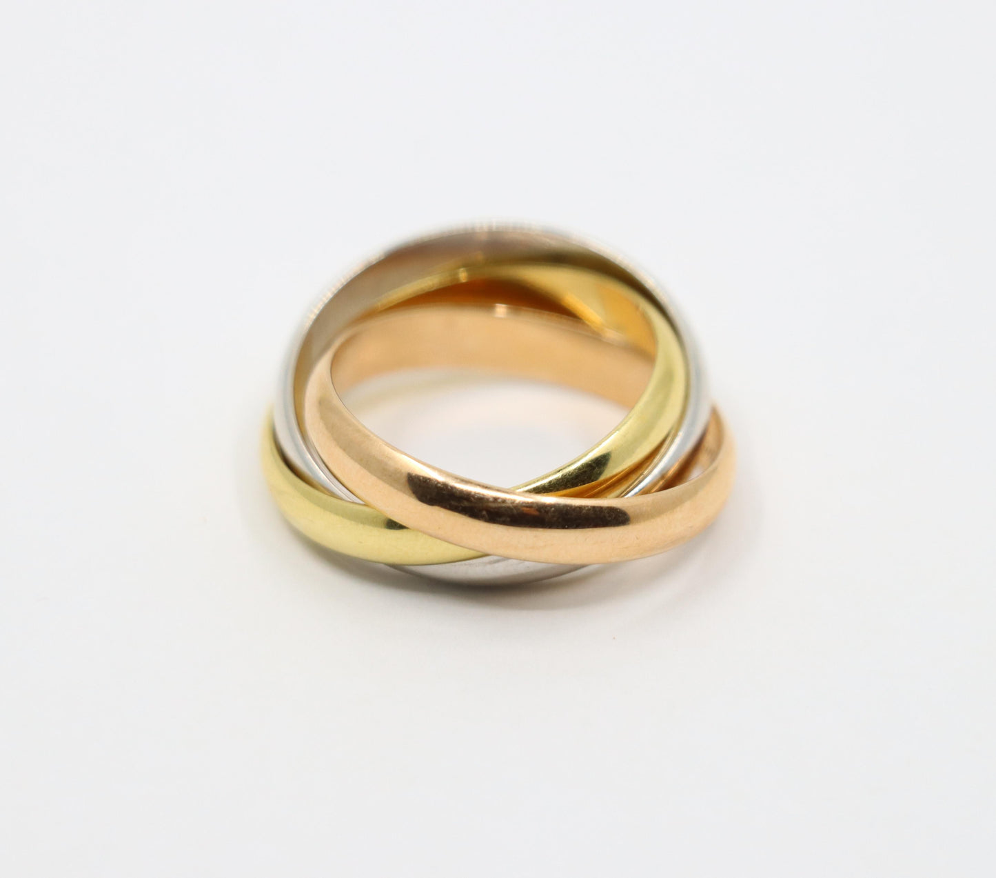 Cartier 18K Gold Trinity Ring