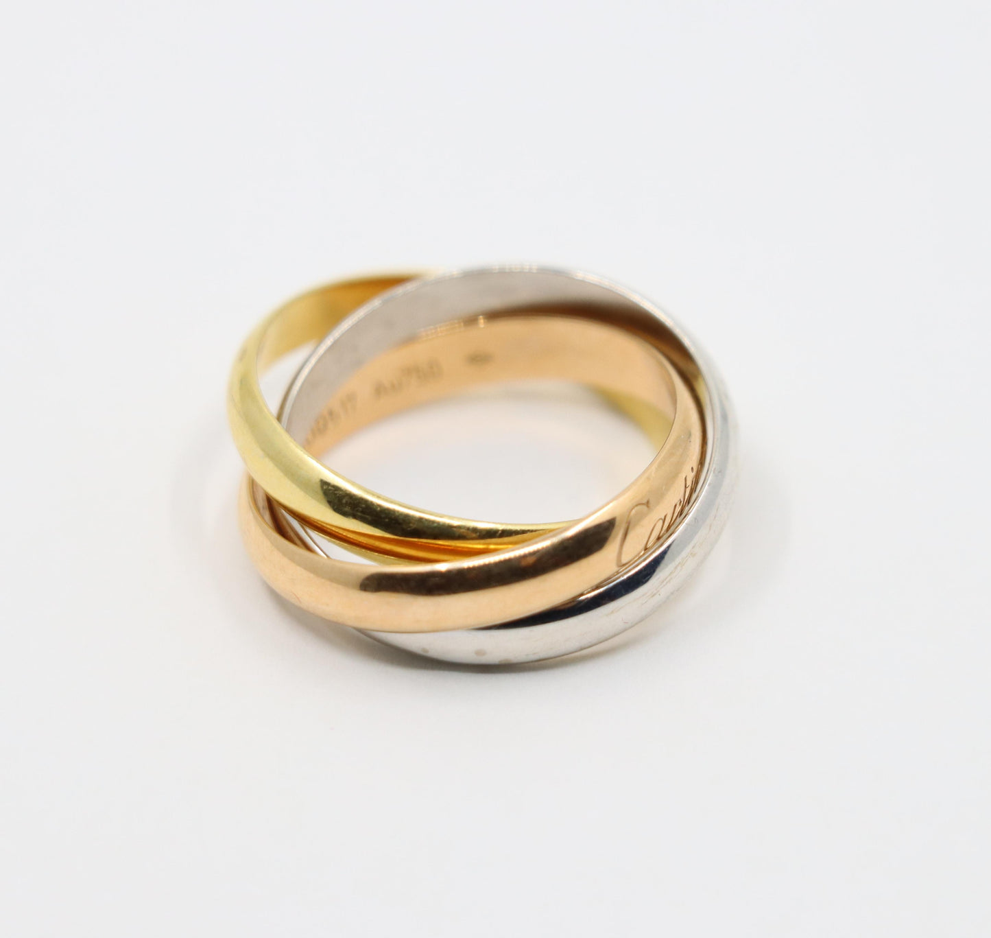 Cartier 18K Gold Trinity Ring