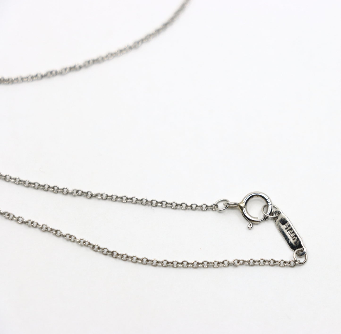 Tiffany & Co Platinum Diamond Paper Flower Pendant Necklace