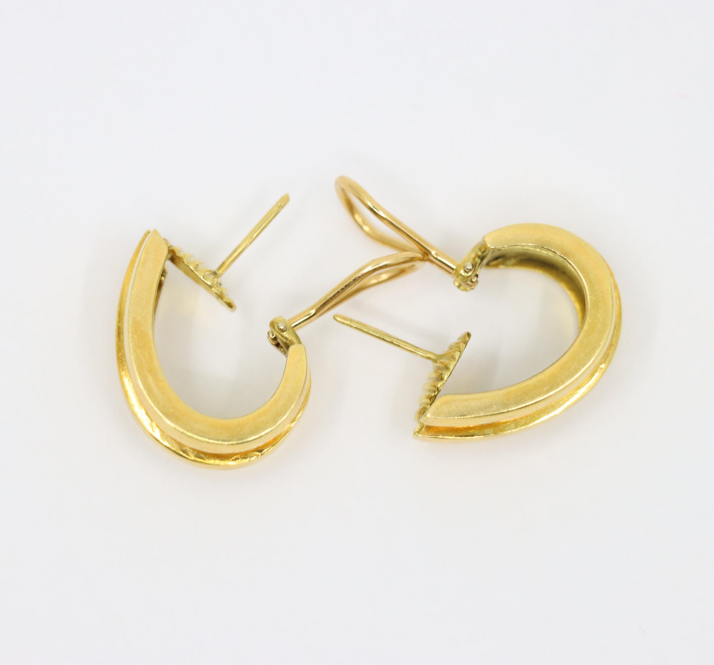 Tiffany & Co. 18K Gold Atlas Hoop Earrings