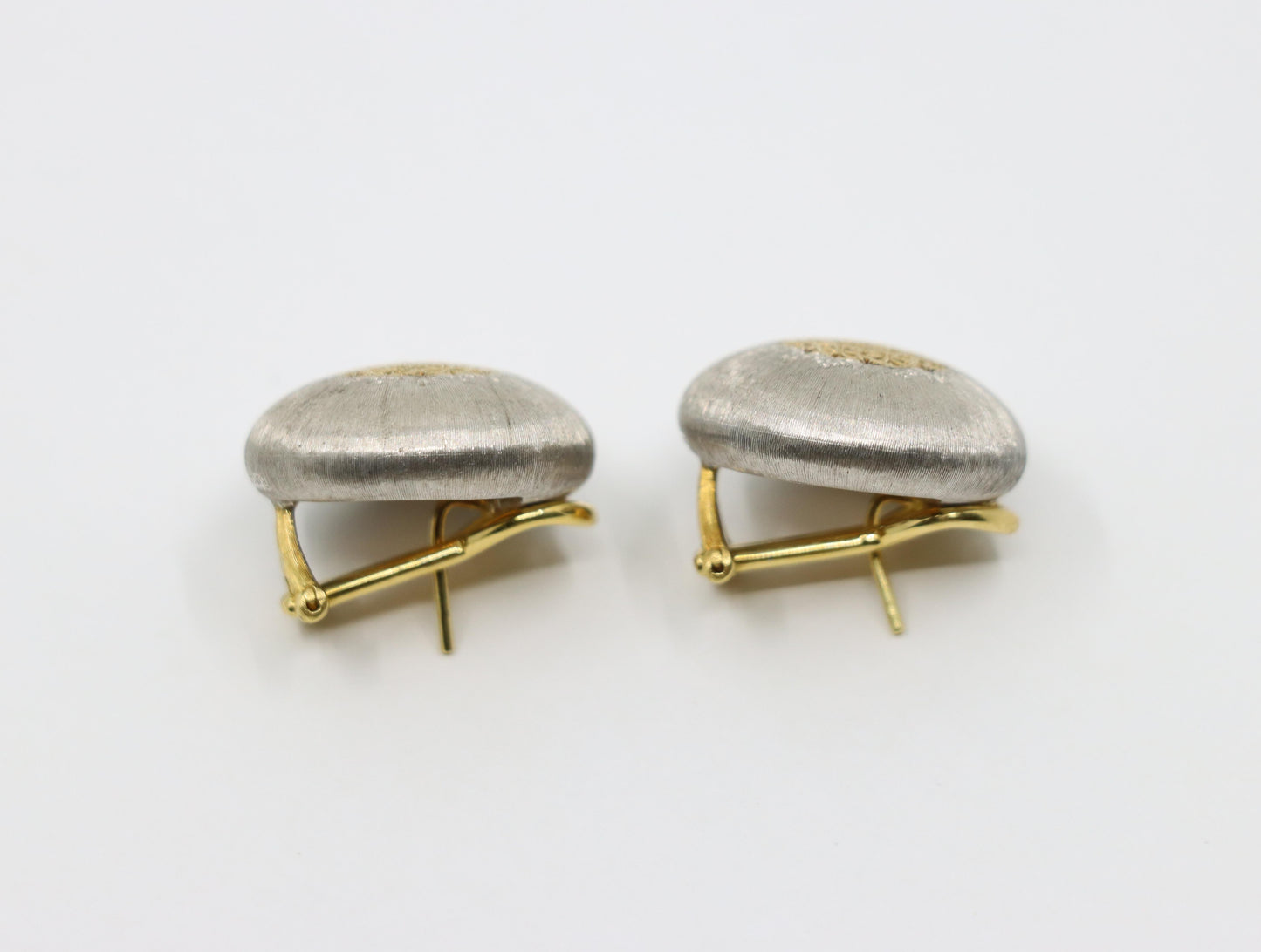 Mario Buccellati Geminato 18K Gold & Silver Earrings