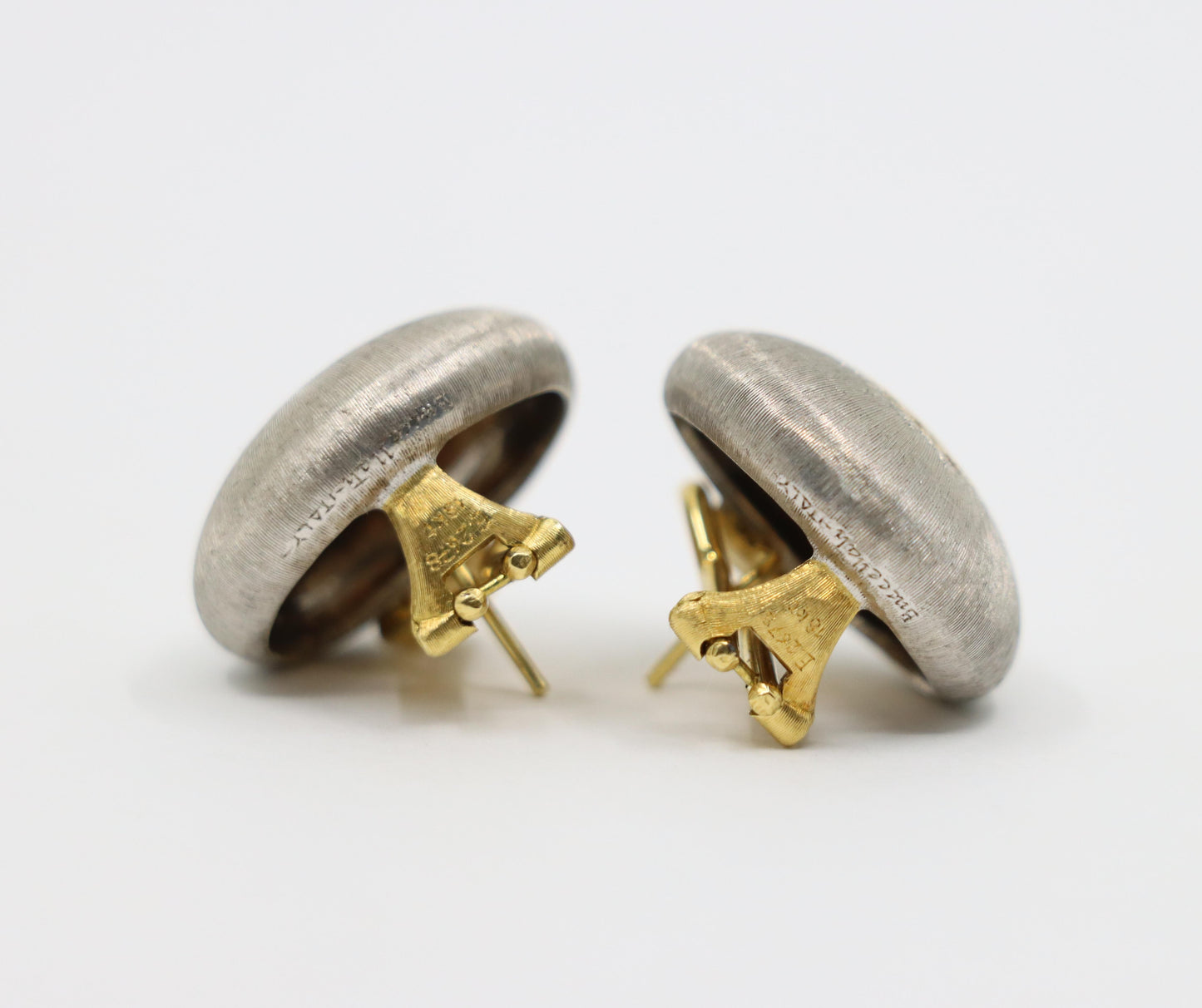 Mario Buccellati Geminato 18K Gold & Silver Earrings