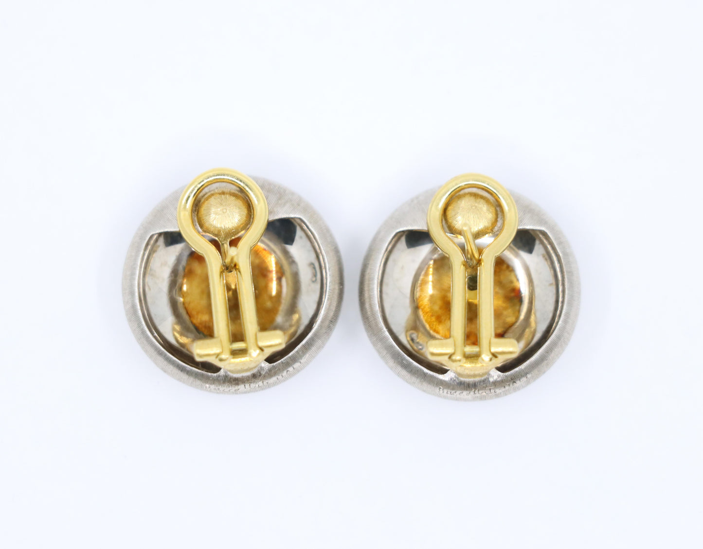 Mario Buccellati Geminato 18K Gold & Silver Earrings