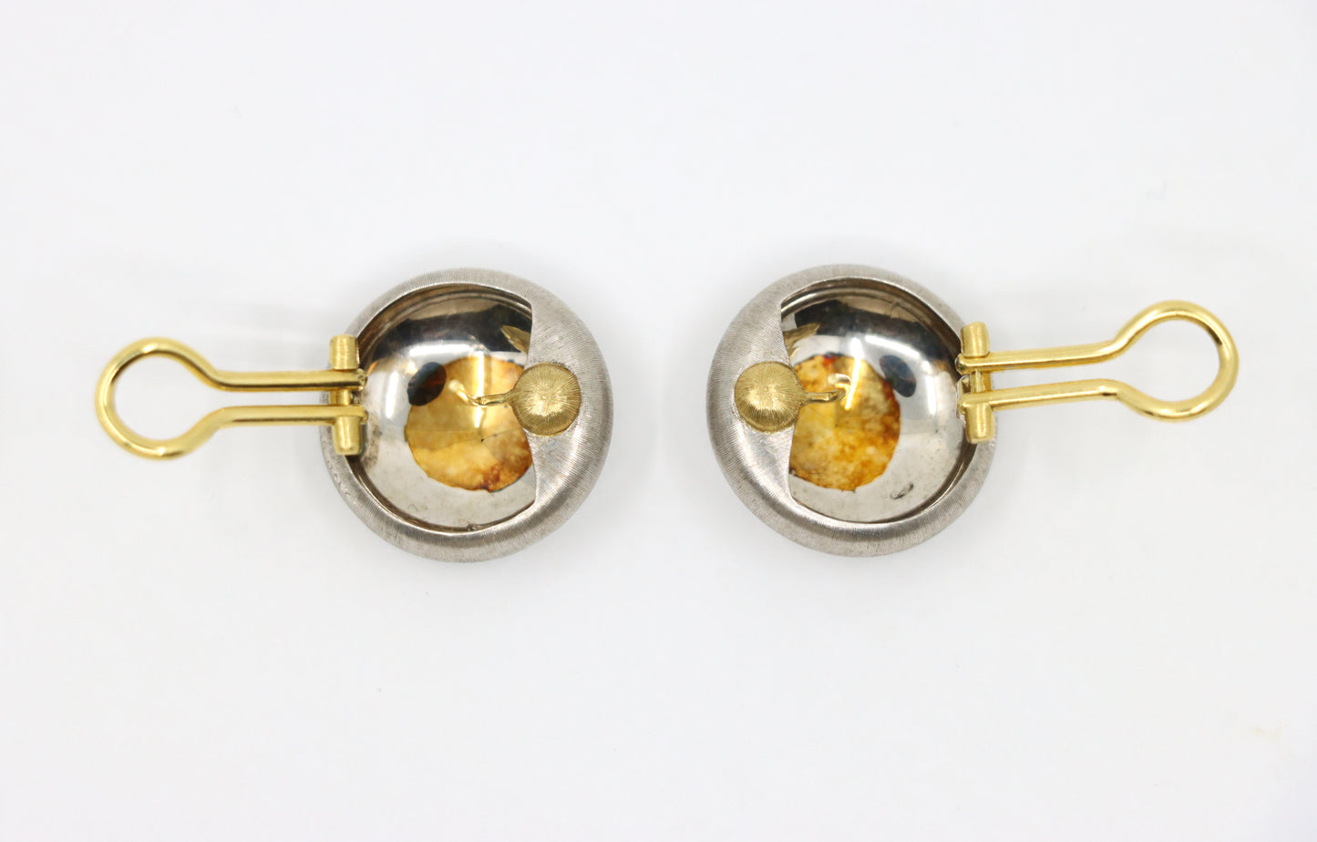 Mario Buccellati Geminato 18K Gold & Silver Earrings