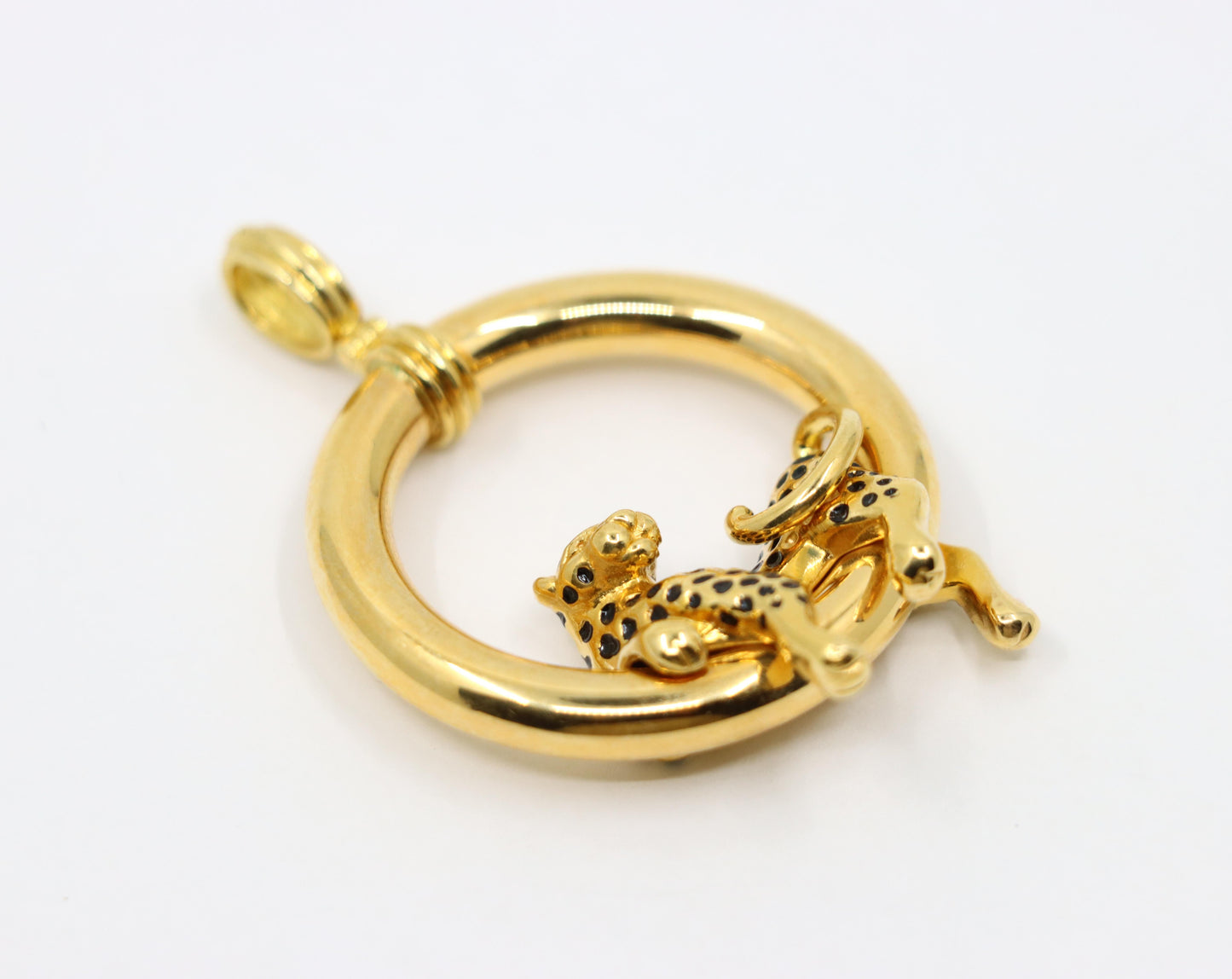 Charles Garnier Panther 18K Gold Leopard Pendant