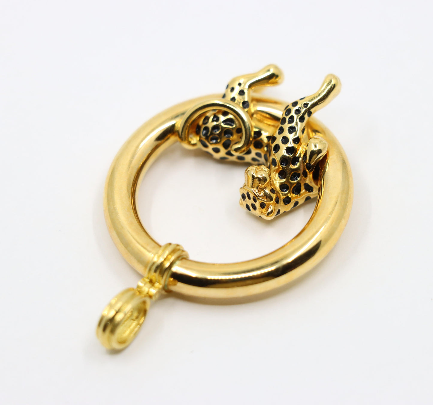 Charles Garnier Panther 18K Gold Leopard Pendant