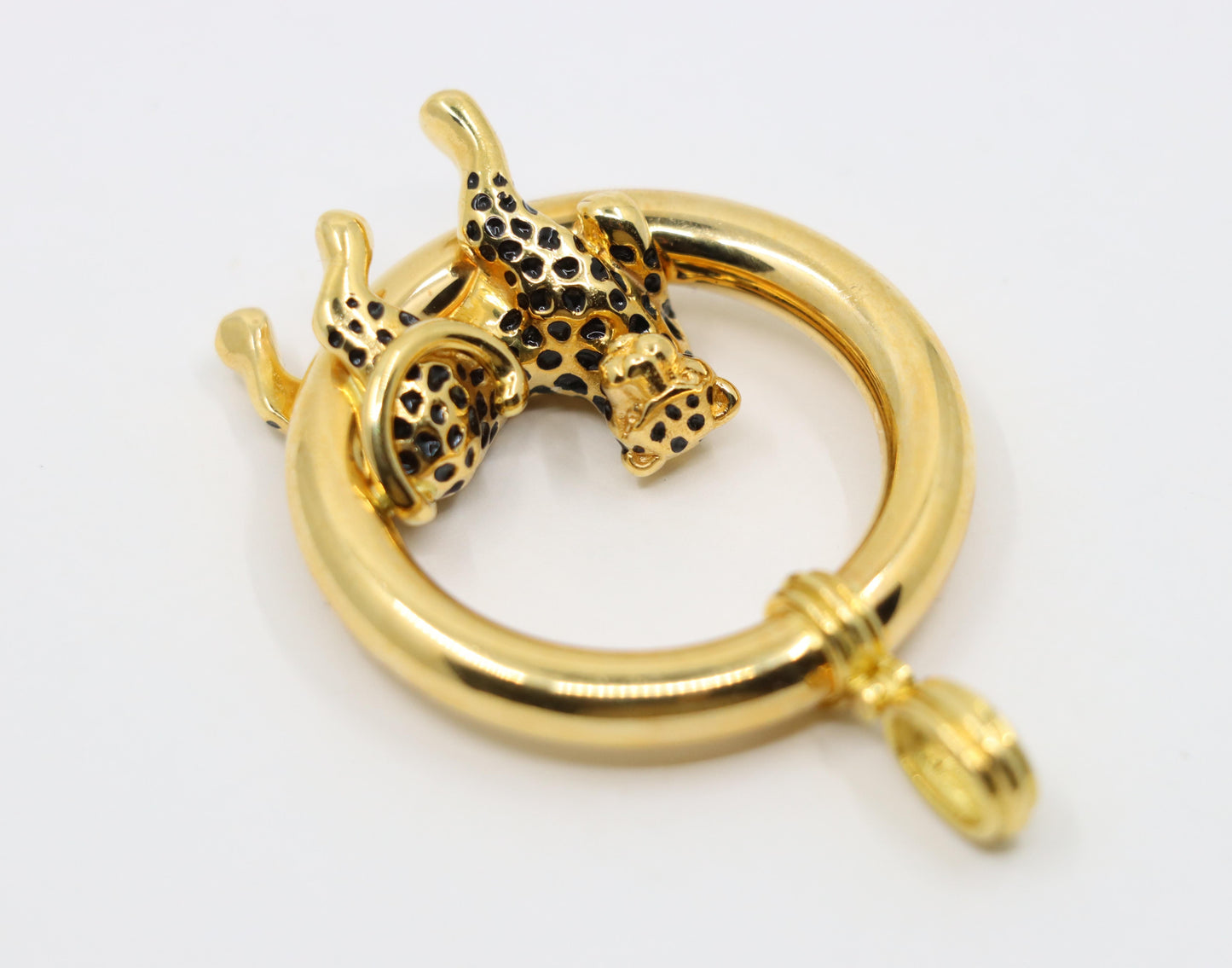 Charles Garnier Panther 18K Gold Leopard Pendant