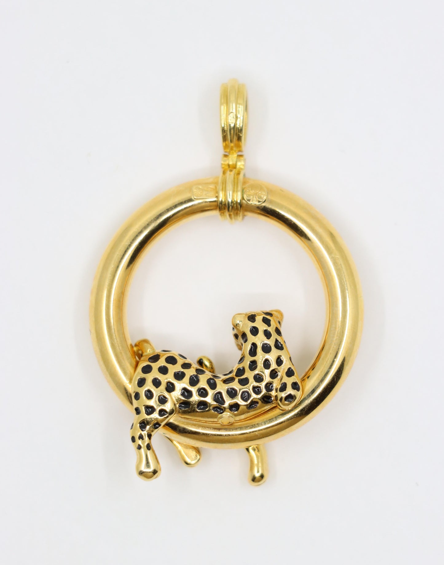 Charles Garnier Panther 18K Gold Leopard Pendant
