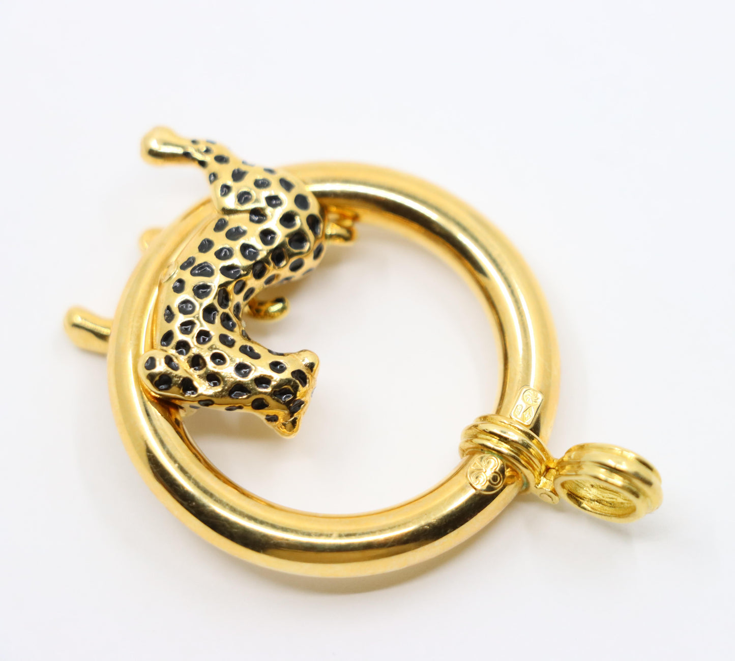 Charles Garnier Panther 18K Gold Leopard Pendant