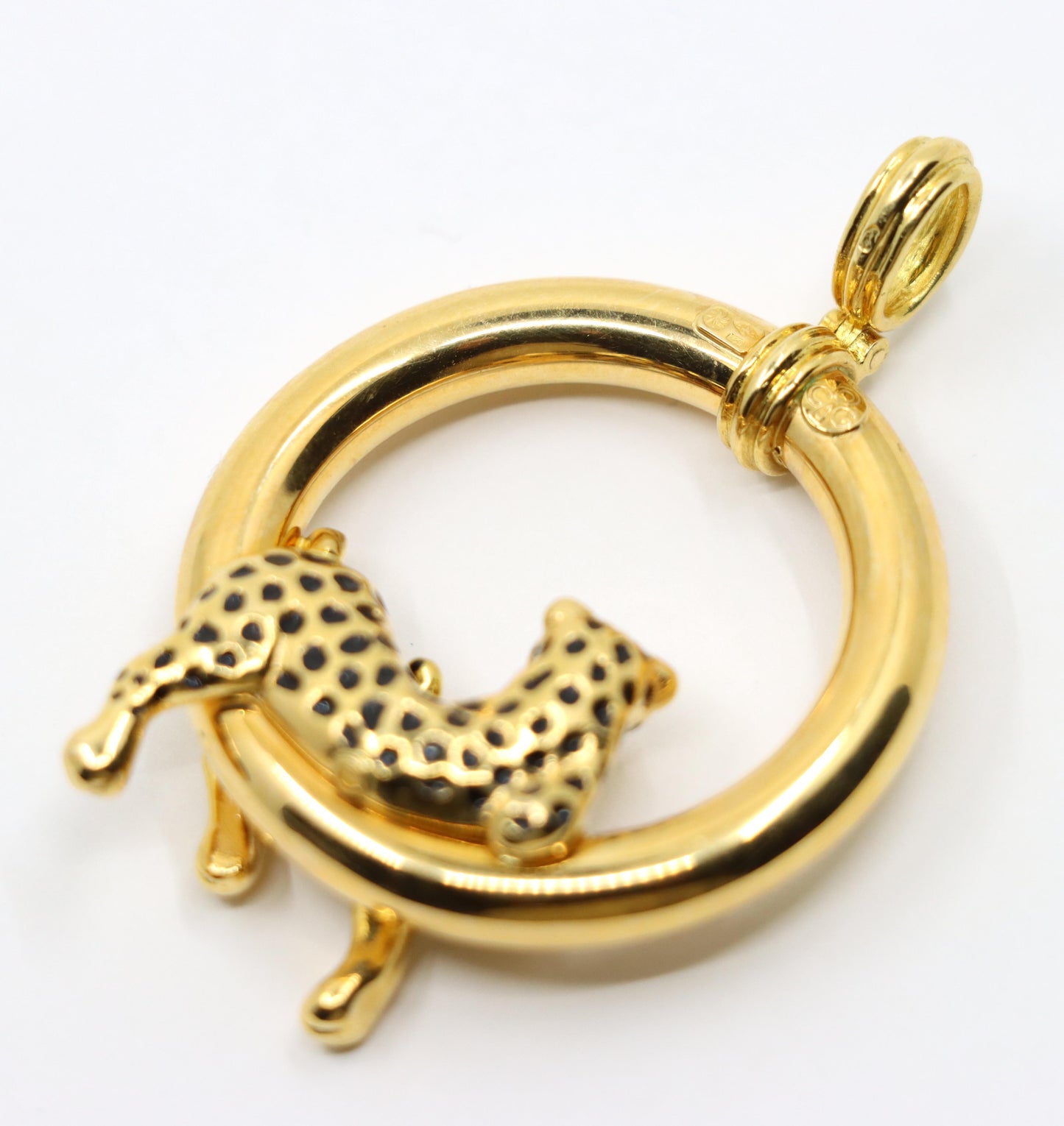 Charles Garnier Panther 18K Gold Leopard Pendant