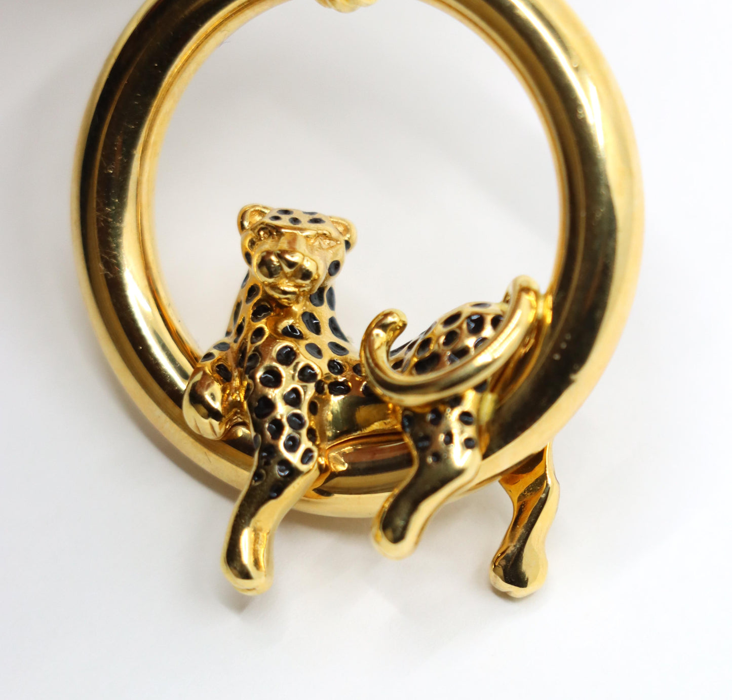 Charles Garnier Panther 18K Gold Leopard Pendant