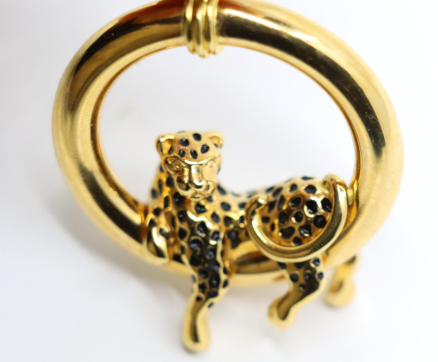 Charles Garnier Panther 18K Gold Leopard Pendant